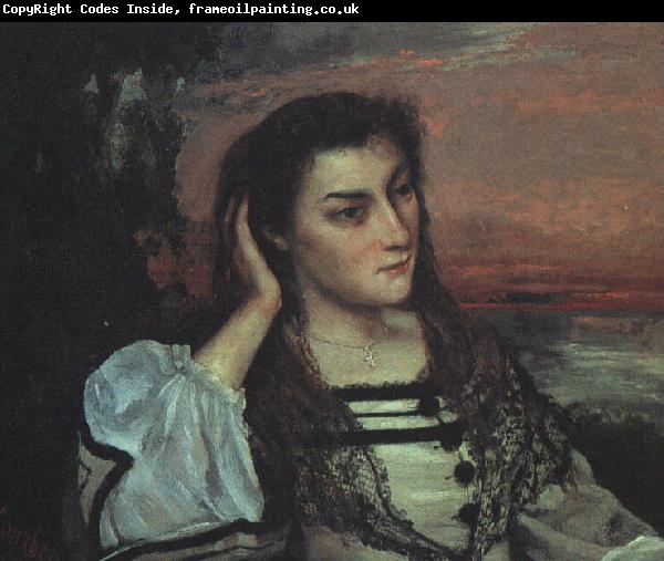 Gustave Courbet Portrait of Gabrielle Borreau